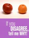Agree to Disagree?